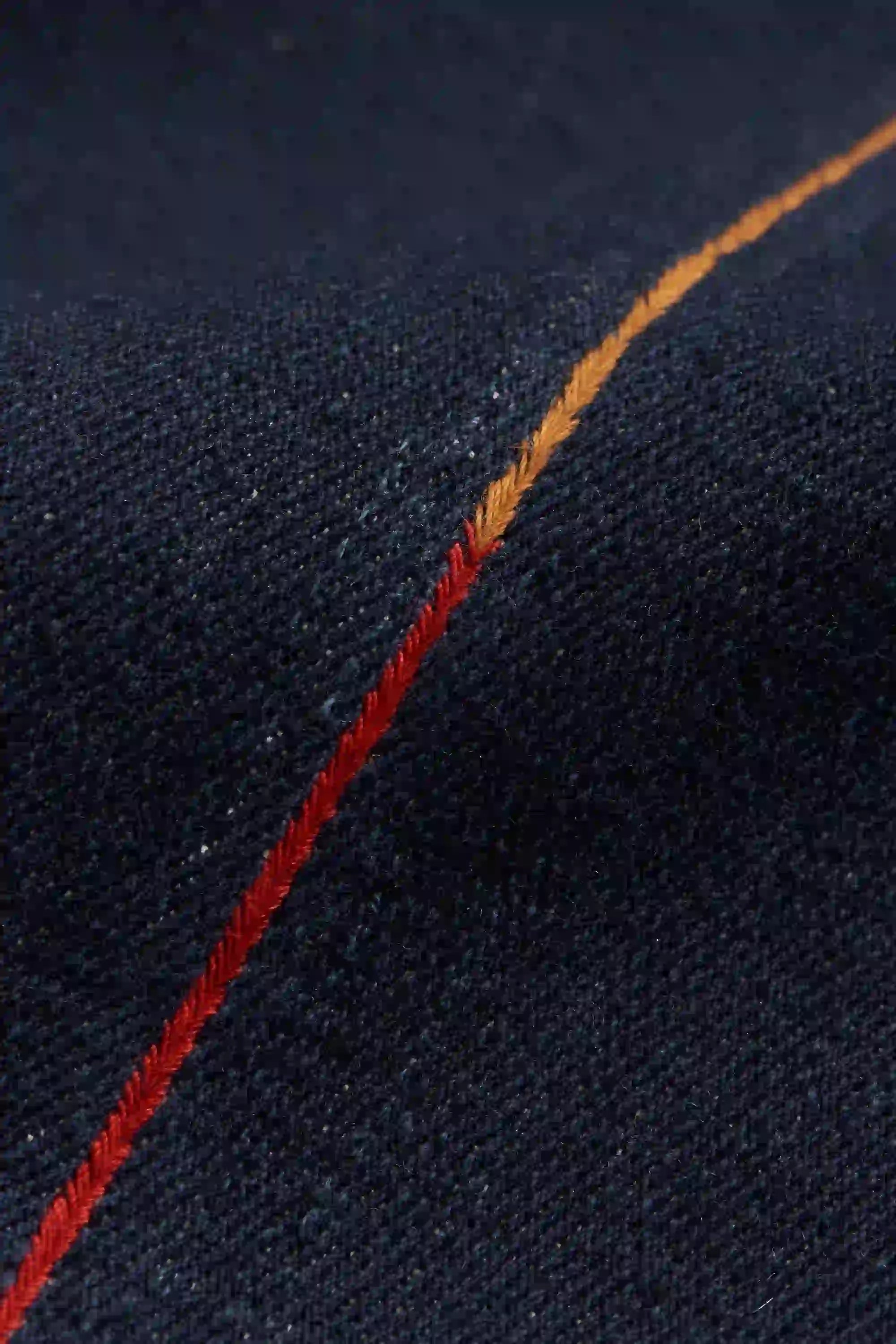 Fabric close-up with hand detail