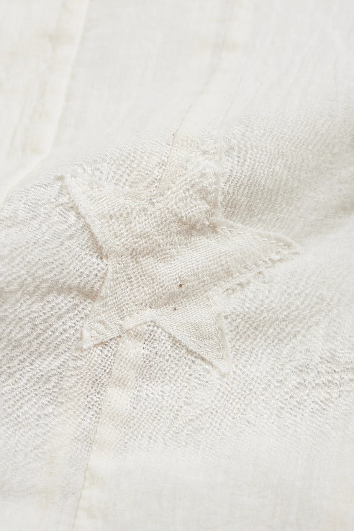 Ecru Pullover With Patchwork