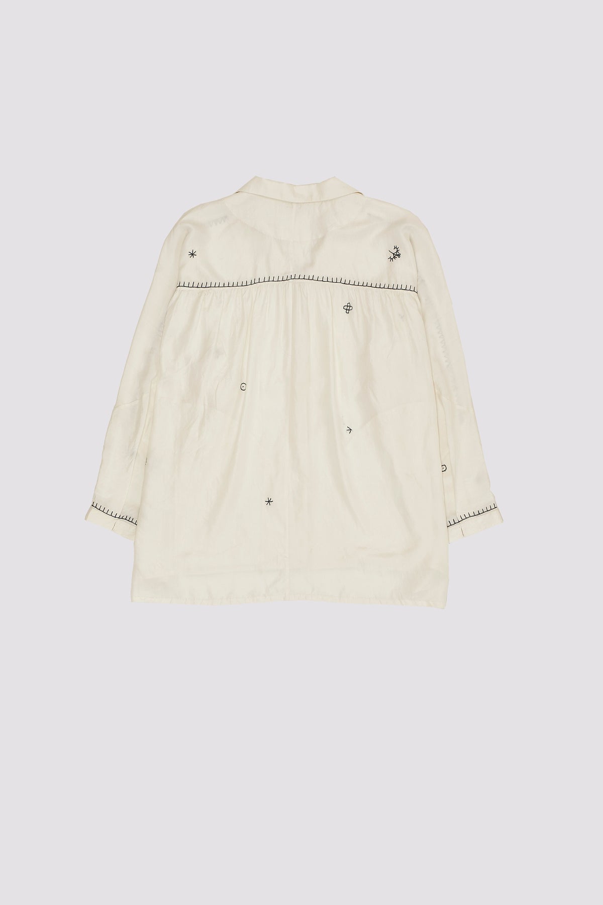 Ecru Silk Shirt