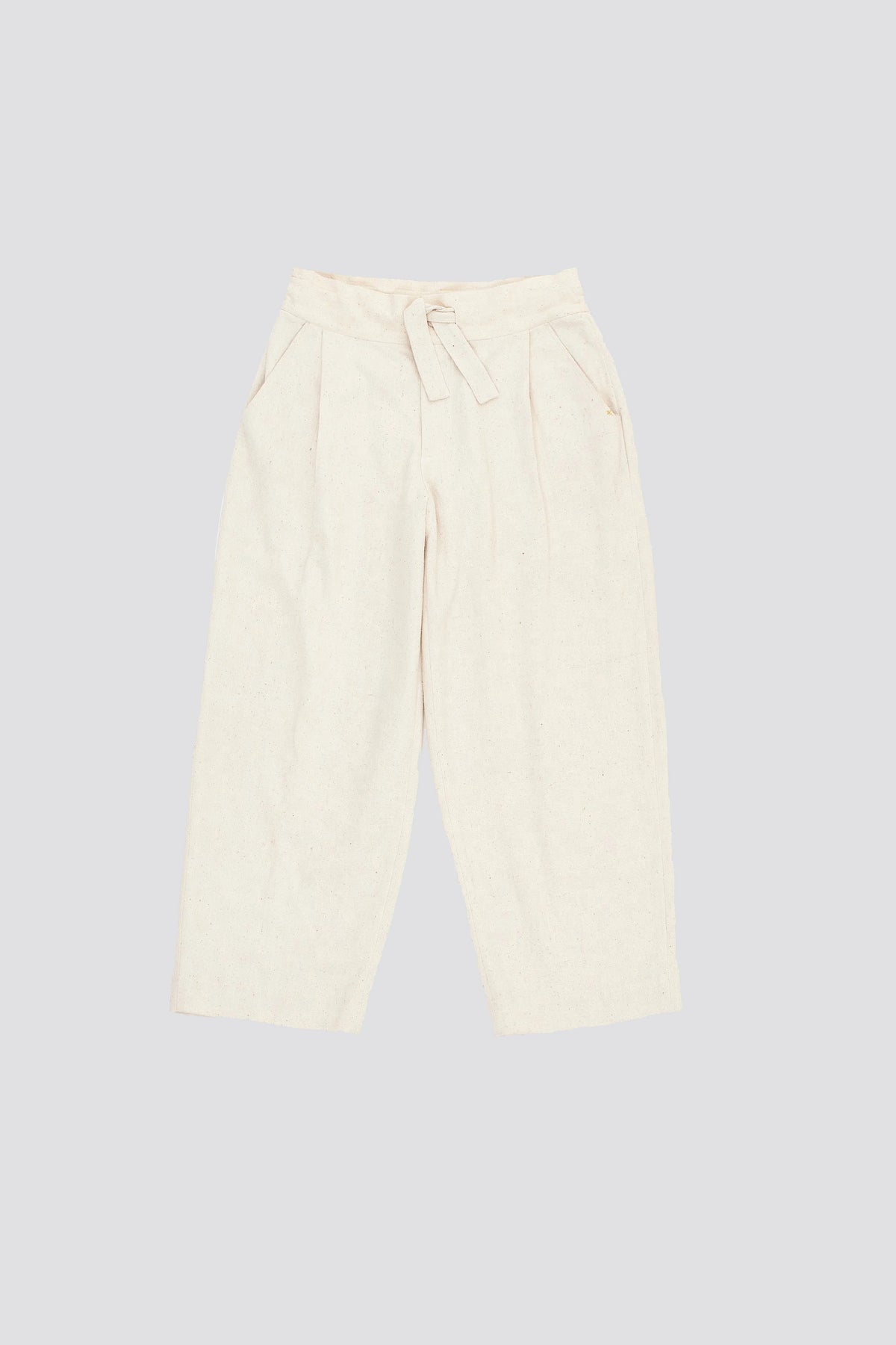 Cotton Ecru Zed Trouser
