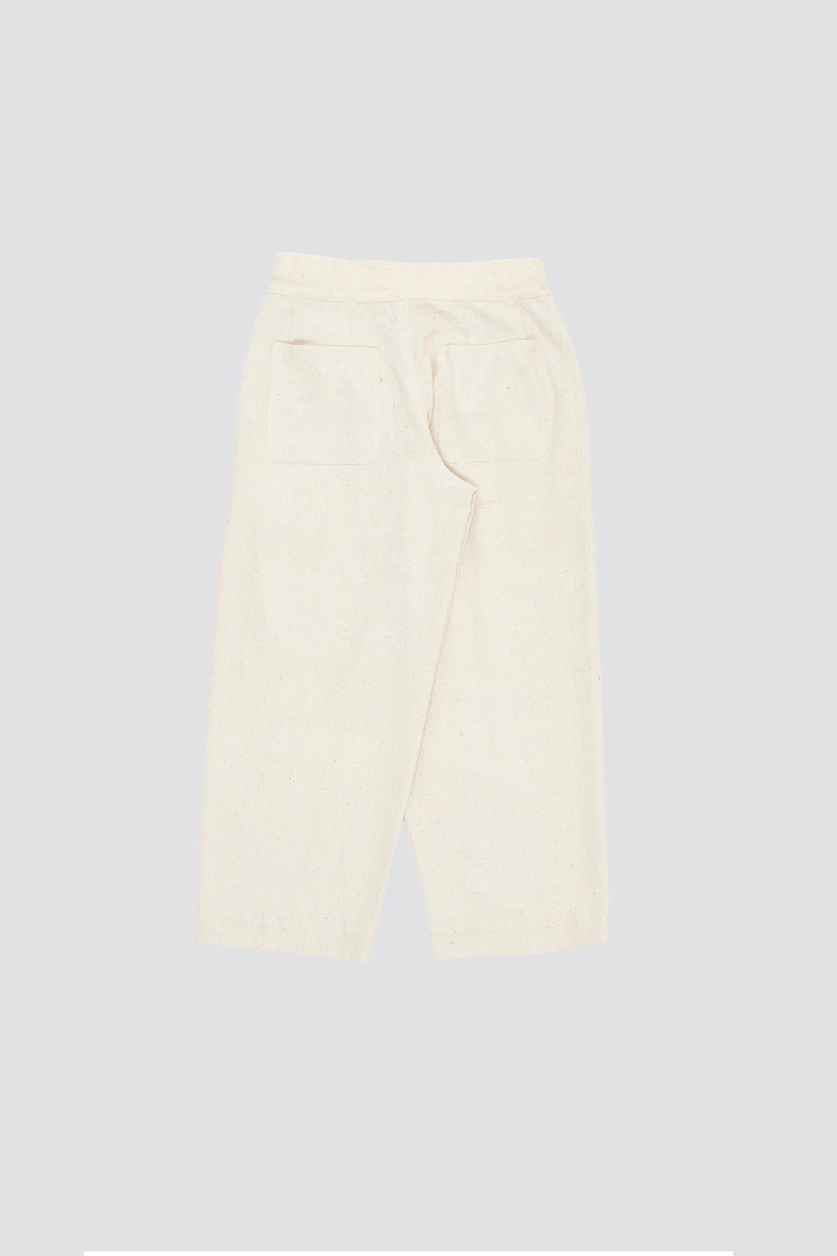 Cotton Ecru Zed Trouser