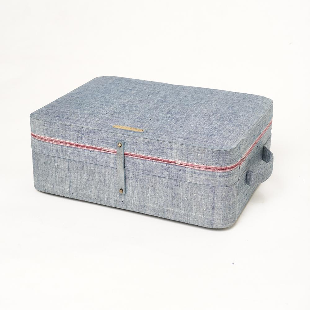 ROUTE CASE WITH 100% HANDMADE INDIGO JACKET ORGANIC COTTON