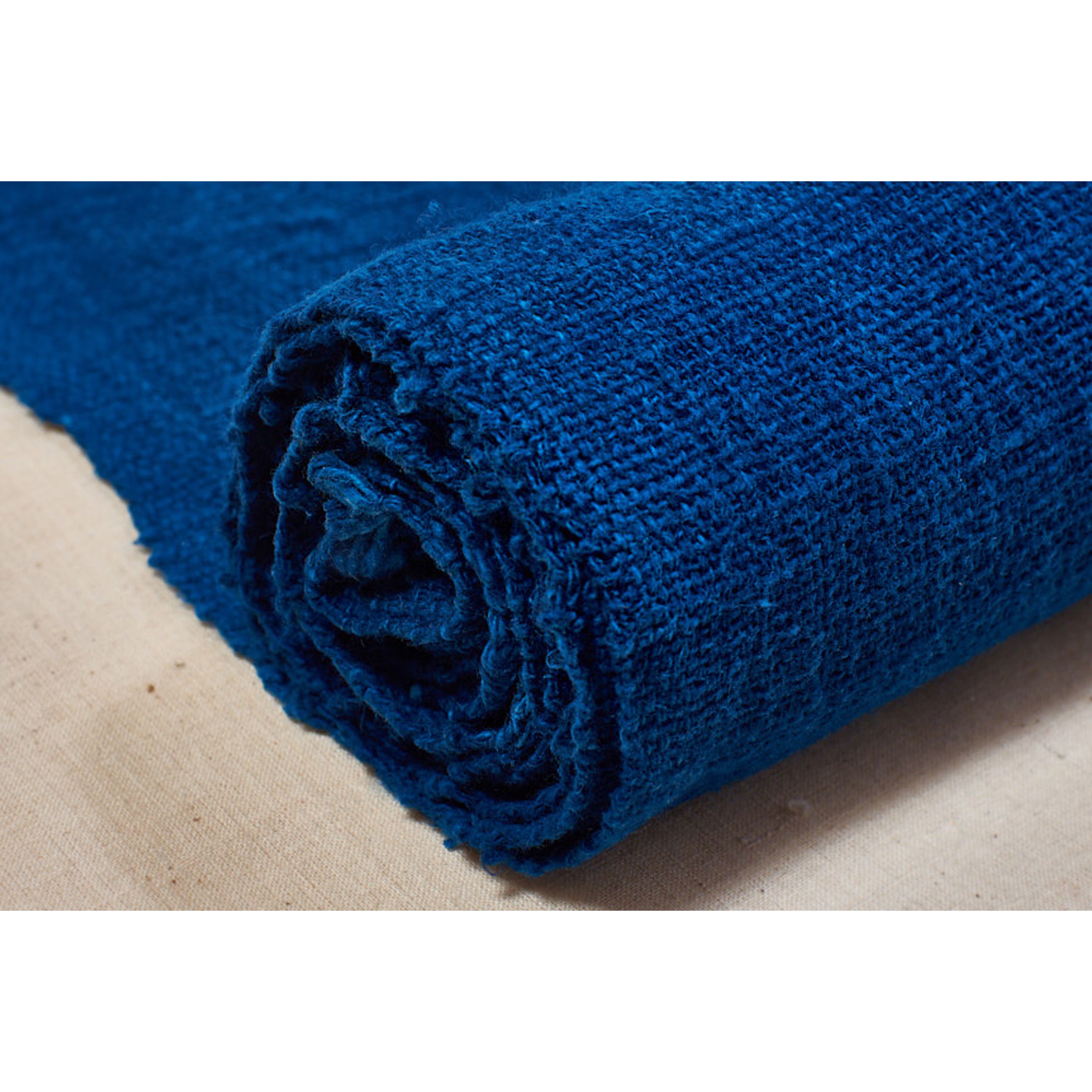 Low Twist / Natural Indigo / Organic Cotton Fabric