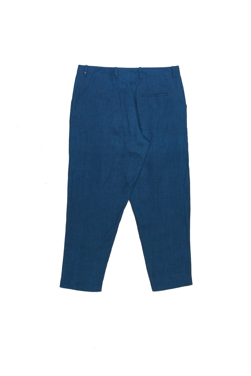 100 % Linen Indigo Men Pants