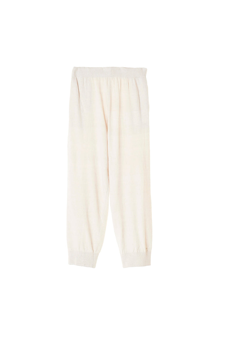 100% Organic Cotton Undyed Knitted Pants