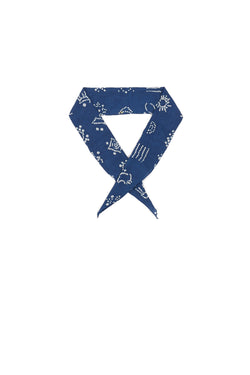 INDIGO SILK BANDHANI BANDANA