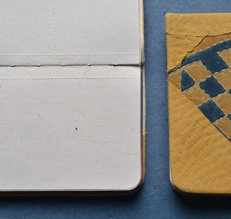 Handmade Yellow Kantha Notebook