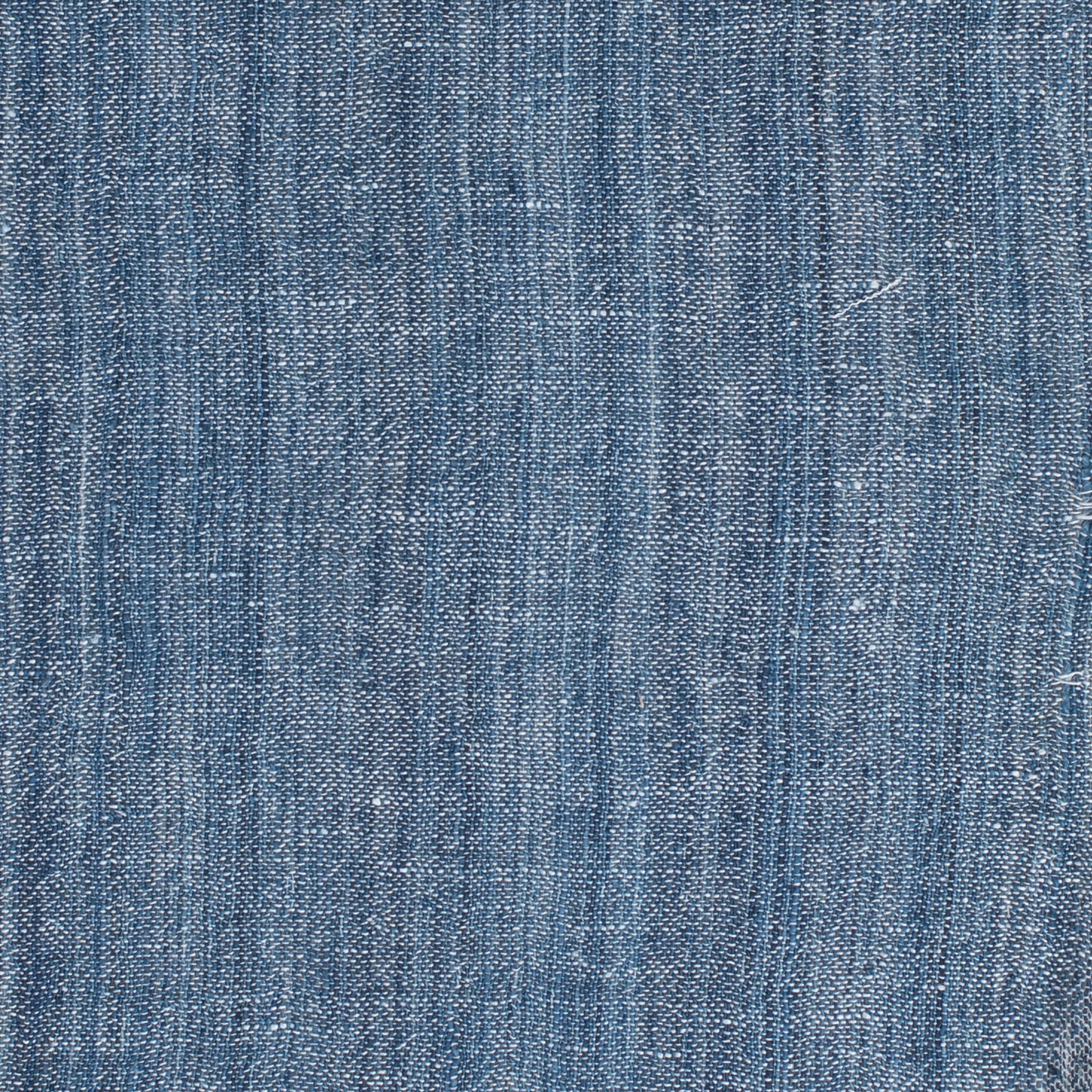 Hand-Woven Cotton / Linen Chambray Fabric