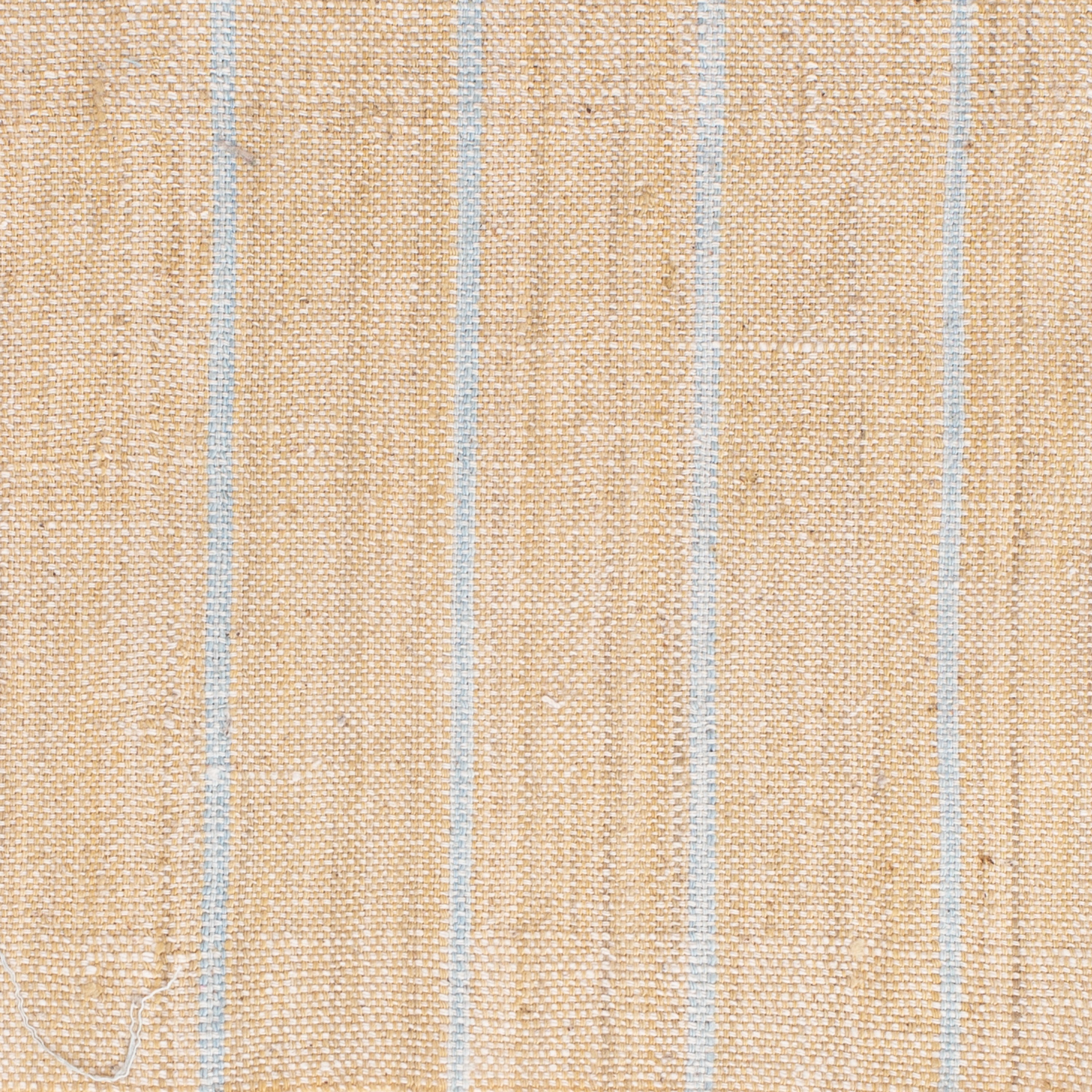 Ochre Yellow / Yarn Dyed Stripe / Organic Cotton Fabric