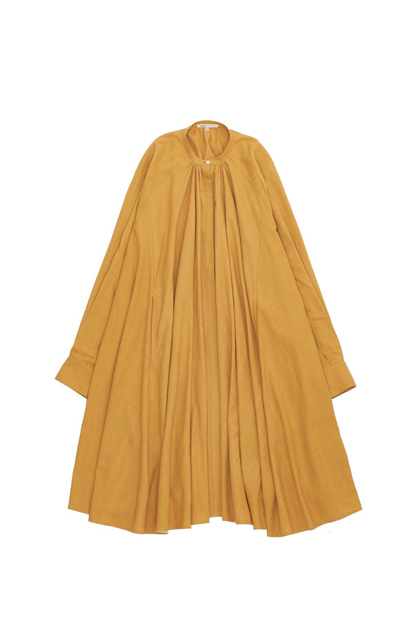 MUSTARD YELLOW STATEMENT DRESS