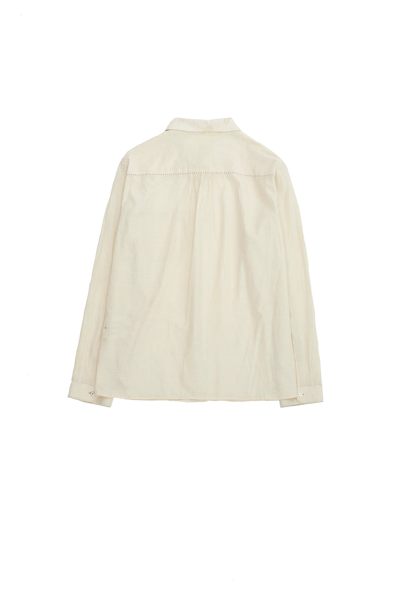 OFF-WHITE 100% HANDMADE FINE COTTON SHIRT
