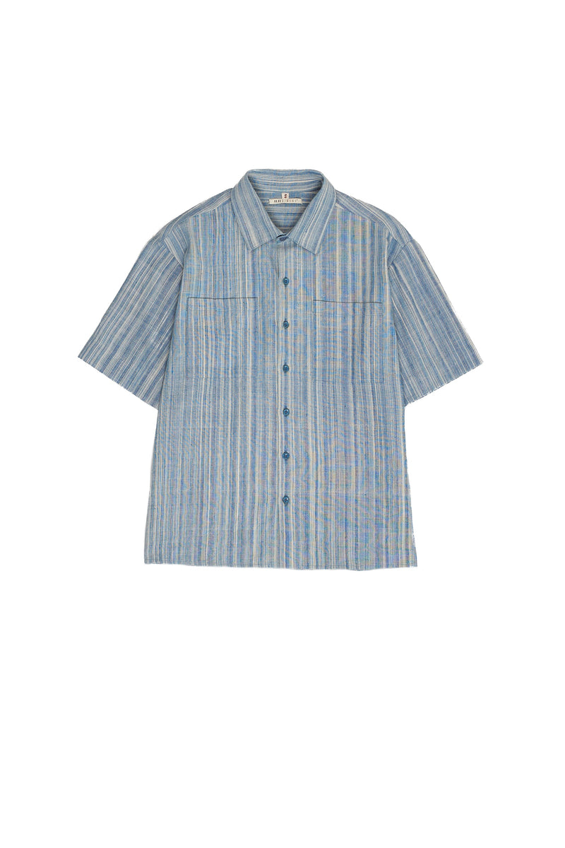 INDIGO STRIPES SUMMER SHIRT
