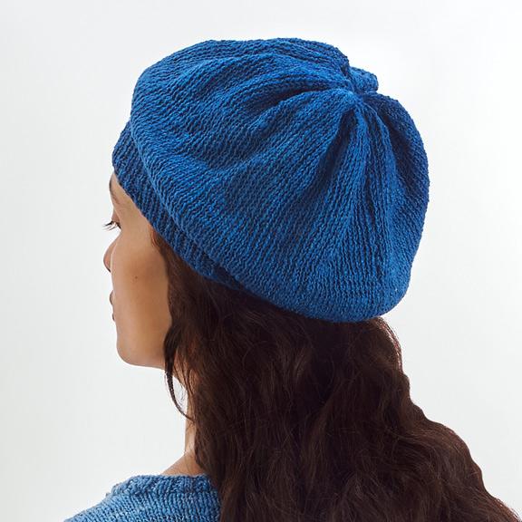 HEIRLOOM INDIGO BERET