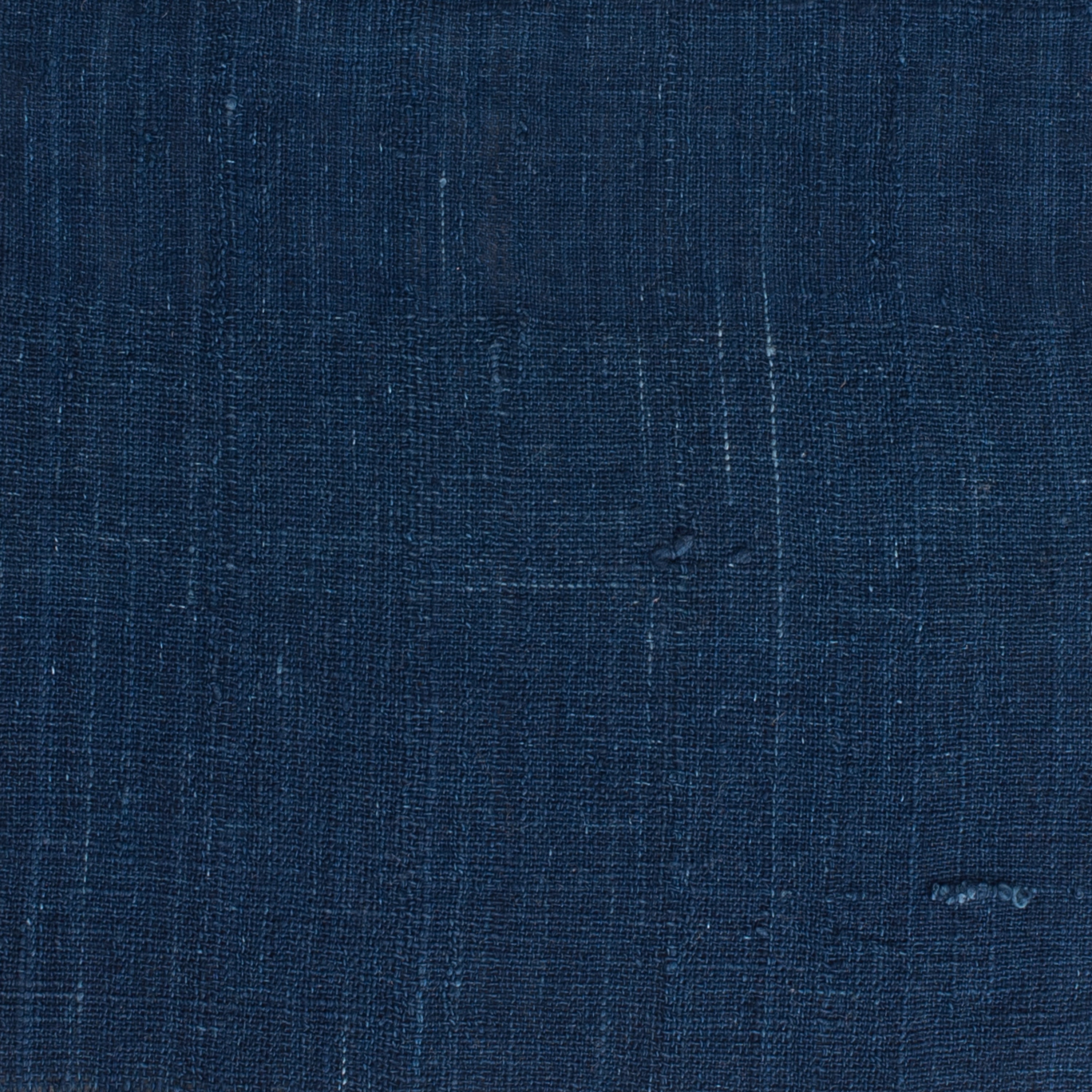 Natural Indigo / Yarn-Dyed / Hand-Woven Fabric