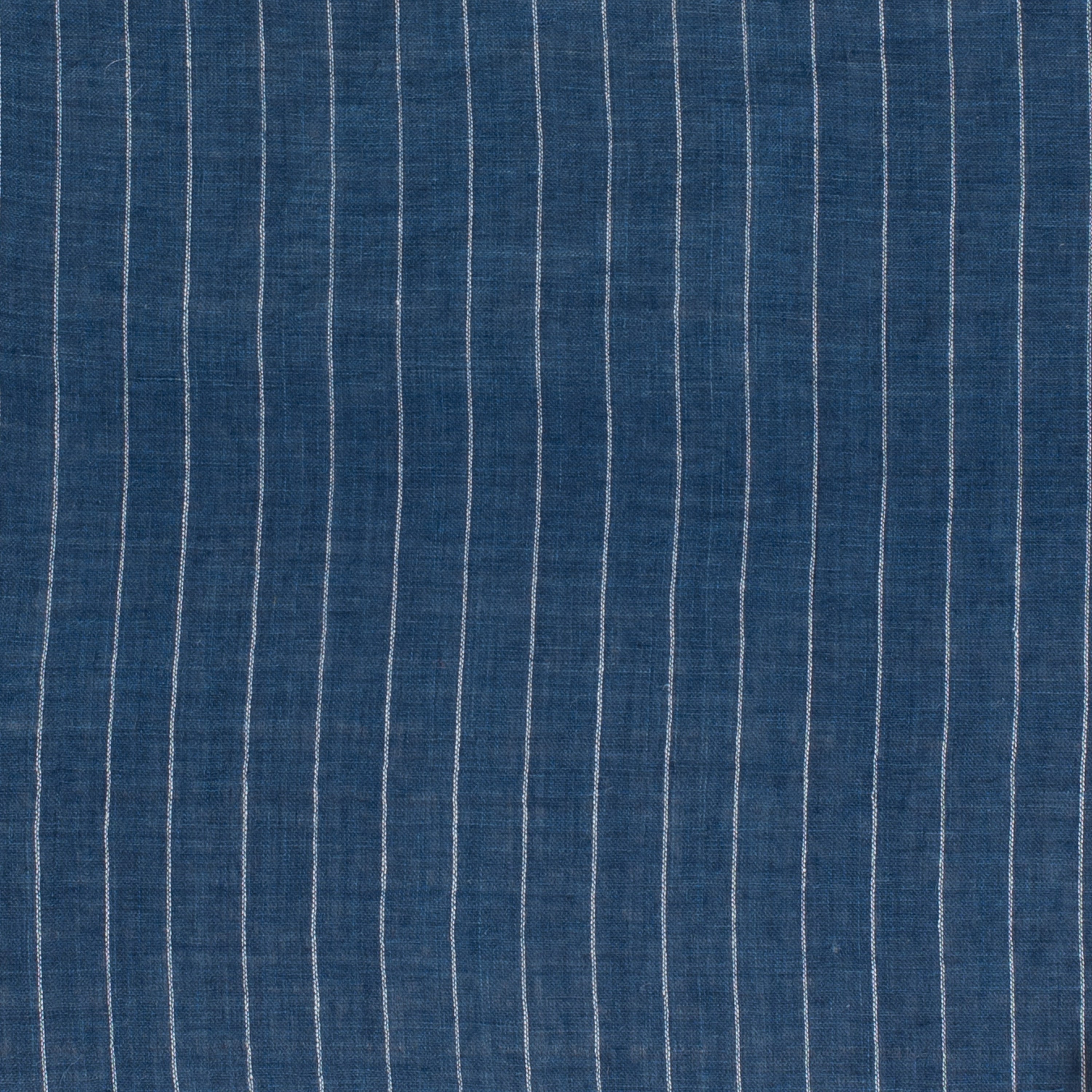 Natural Inidgo / Yarn-Dyed / Organic Cotton / Stripe Fabric