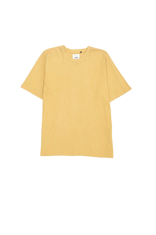 OCHRE YELLOW SOLID UNGENDERED ORGANIC COTTON T-SHIRT