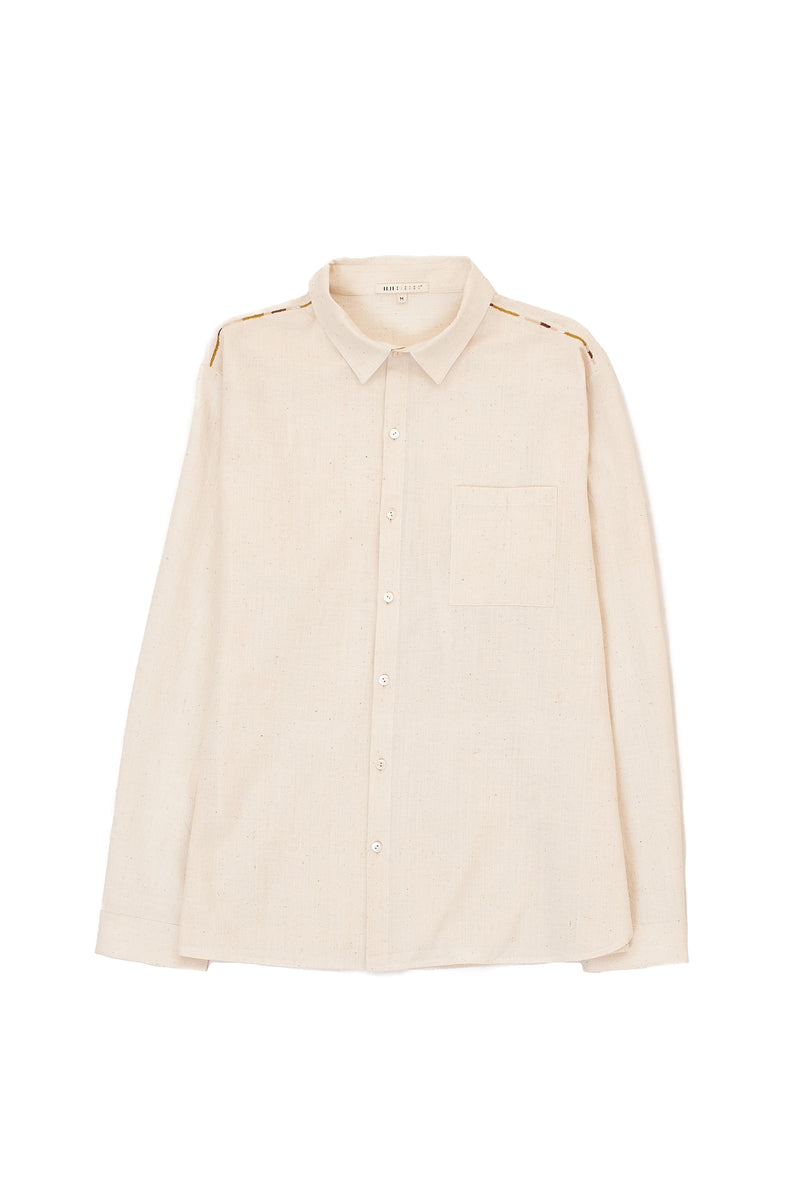 Unbleached Relaxed Fit Shirt Organic Cotton
