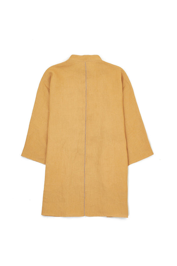 100% LINEN KIMONO HALF SLEEVE SHIRT