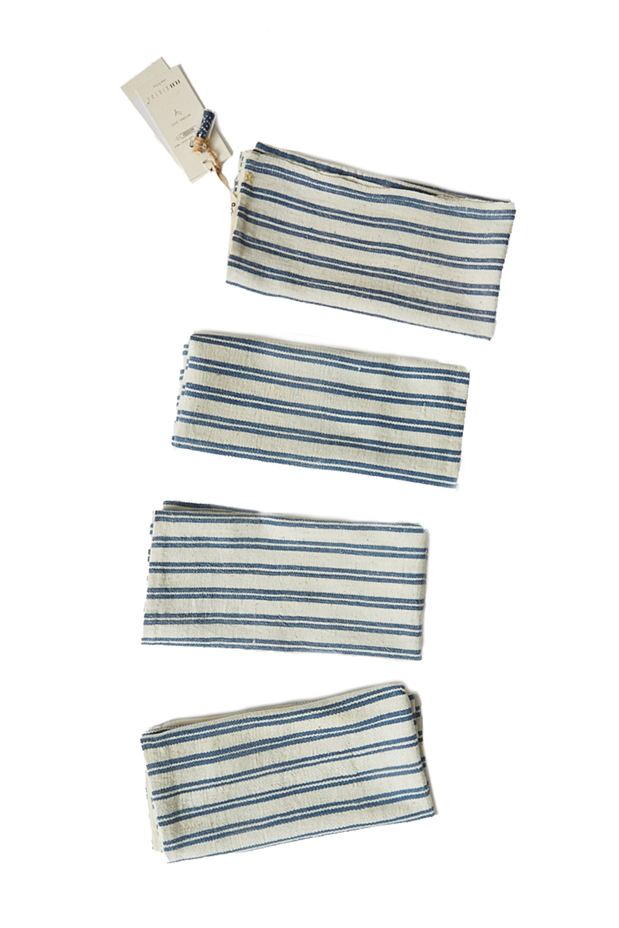 HAND-WOVEN INDIGO STRIPES NAPKIN