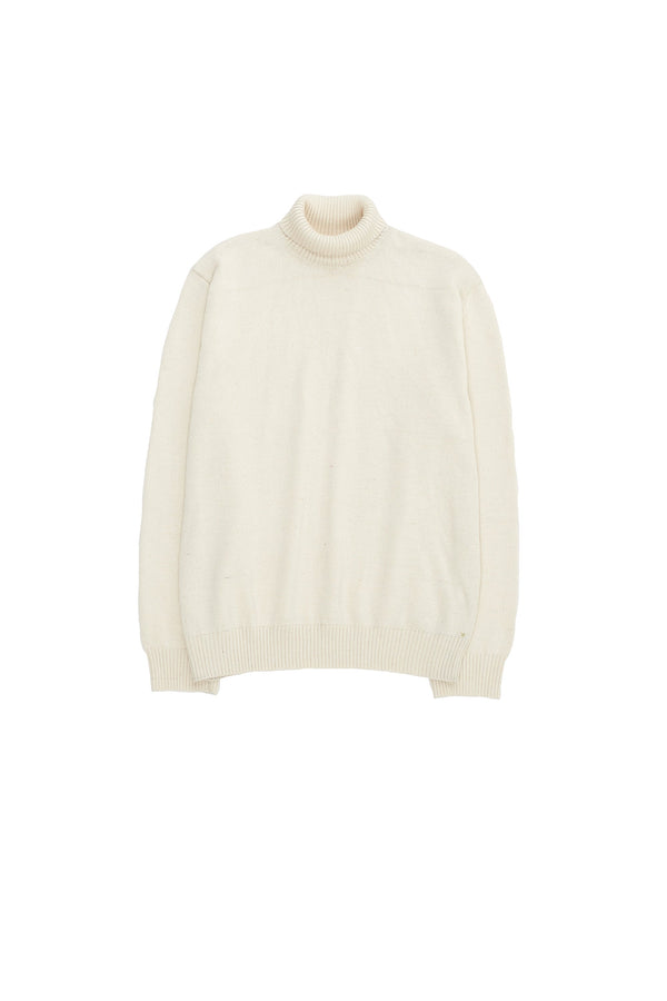 OFF-WHITE UMBER TURTLENECK SWEATER