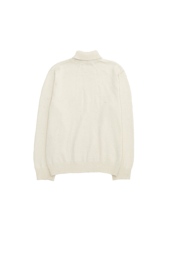 OFF-WHITE UMBER TURTLENECK SWEATER