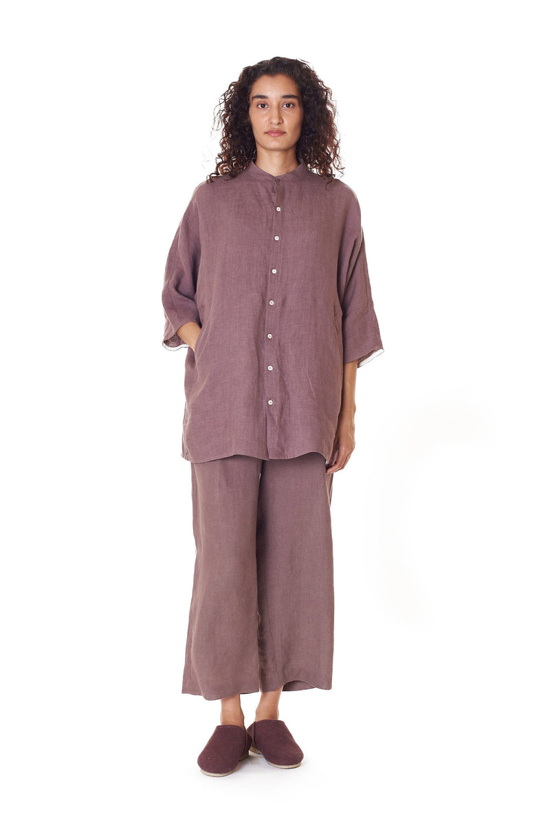 UNGENDERED LINEN DRAWSTRING TROUSERS