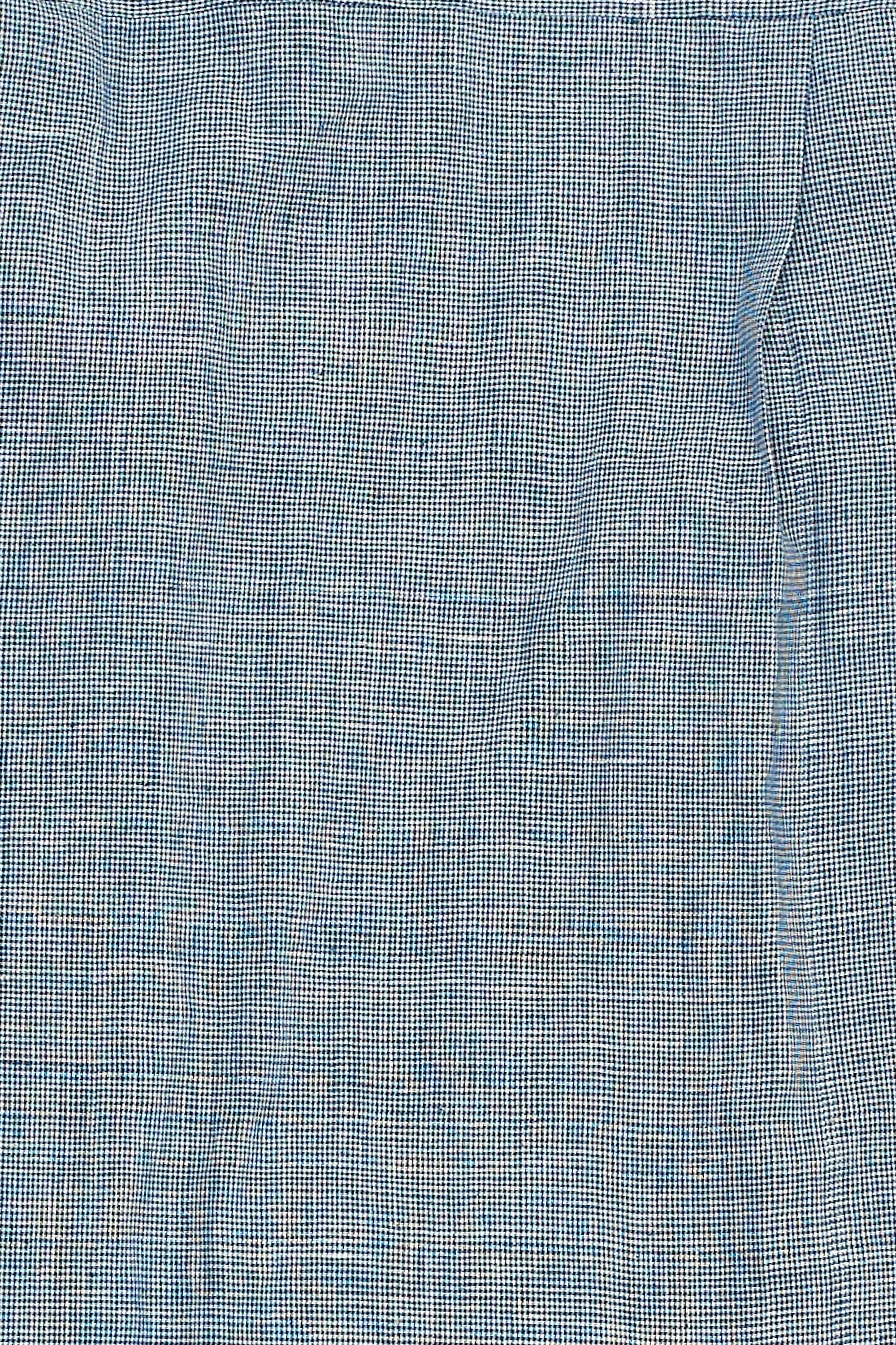 INDIGO WORKER SHIRT IN ORGANIC COTTON YARN DYED CHECKS