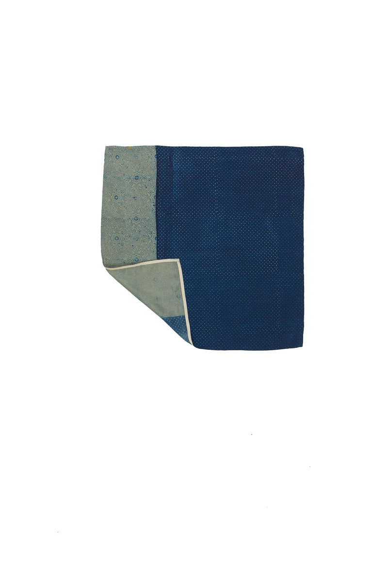 INDIGO BLOCK PRINTED SCARF