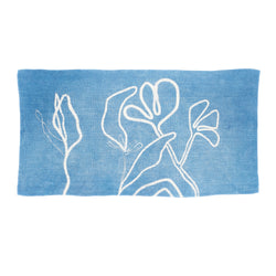 Indigo Handpainted Towel