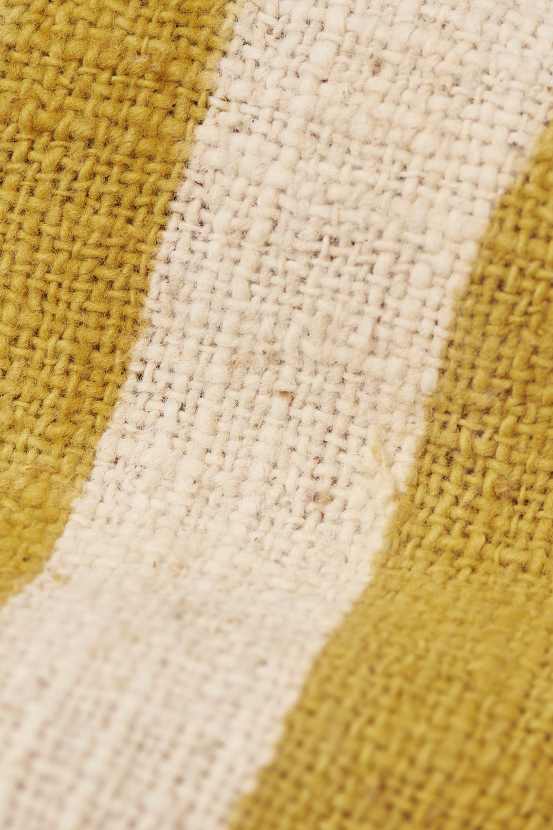 Mustard Yellow Stripe Towel Small