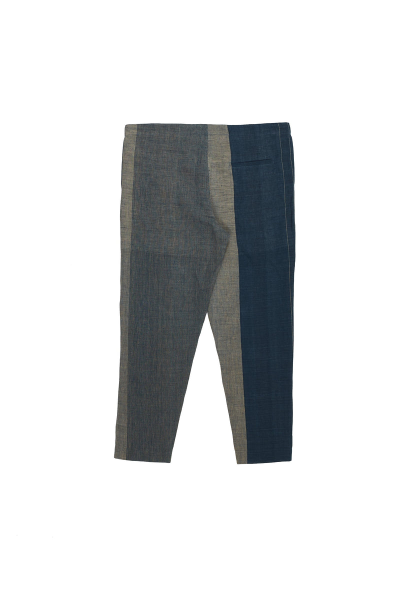 Indigo Yarn Dyed Stripe - Drawstring Pants