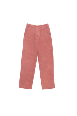Rogue Pink Straight Fit Organic Cotton Mens Trouser