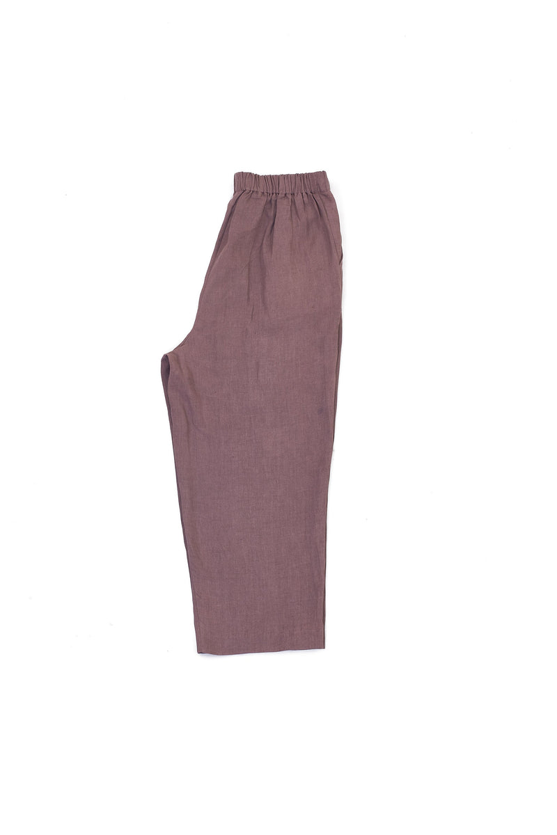 UNGENDERED LINEN DRAWSTRING TROUSERS