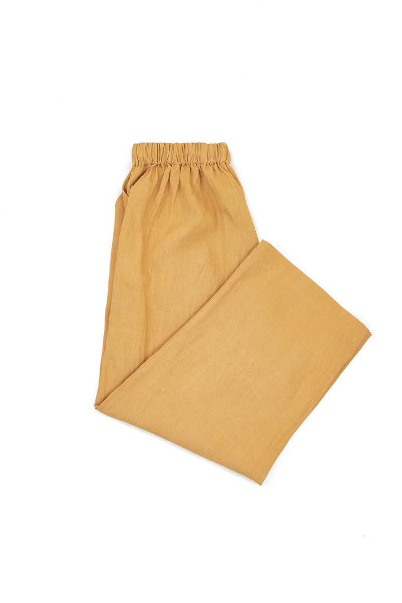 UNGENDERED LINEN DRAWSTRING TROUSERS