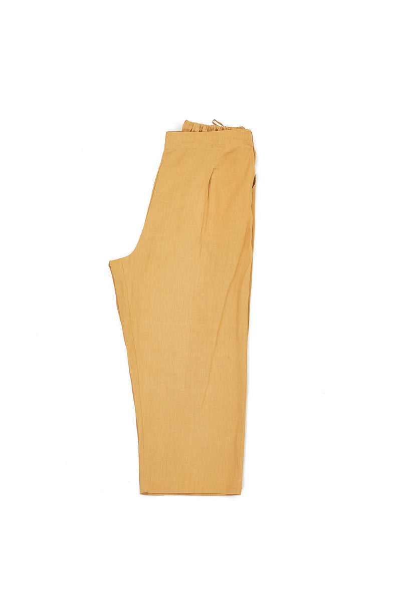 UNGENDERED LINEN DRAWSTRING TROUSERS