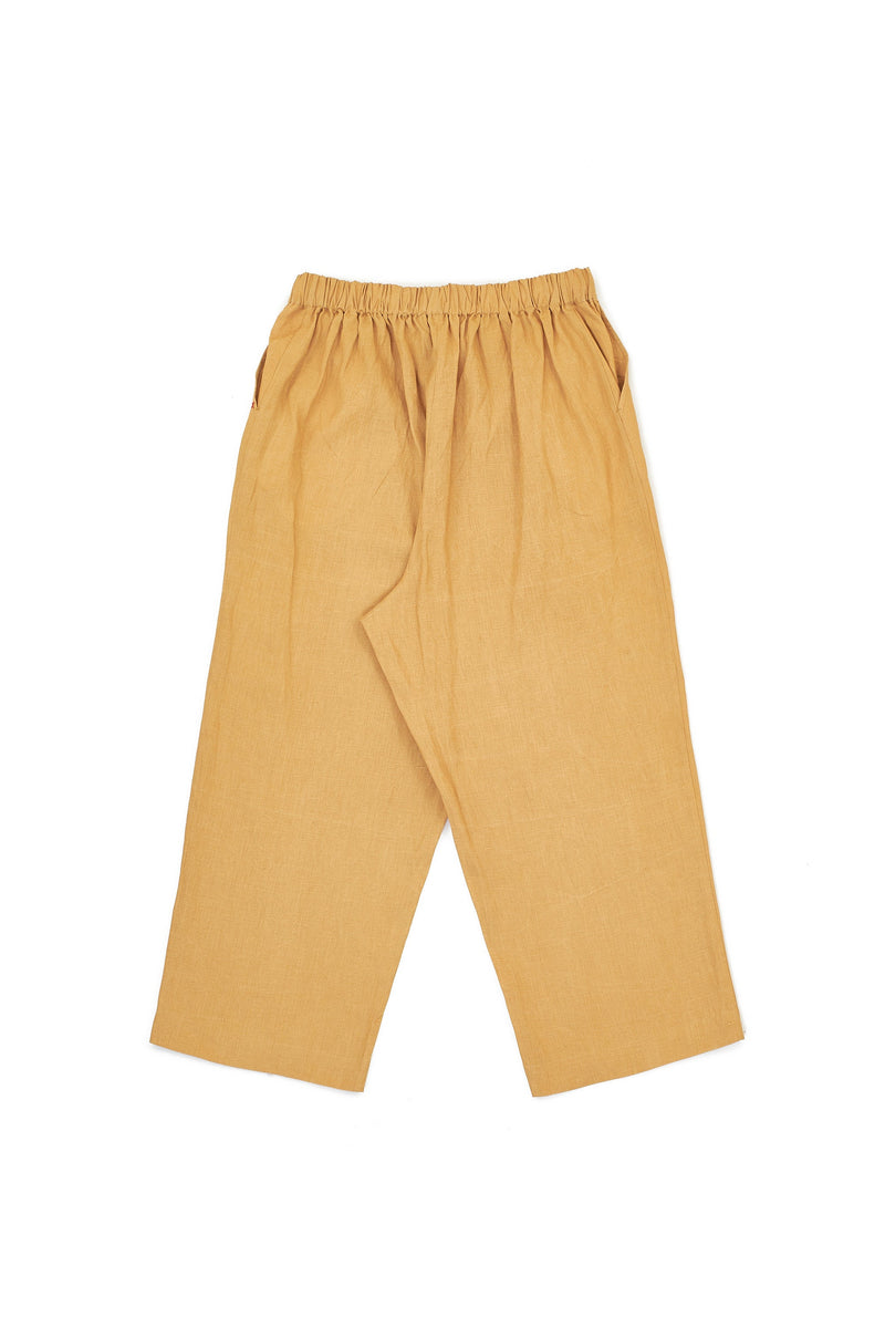 UNGENDERED LINEN DRAWSTRING TROUSERS