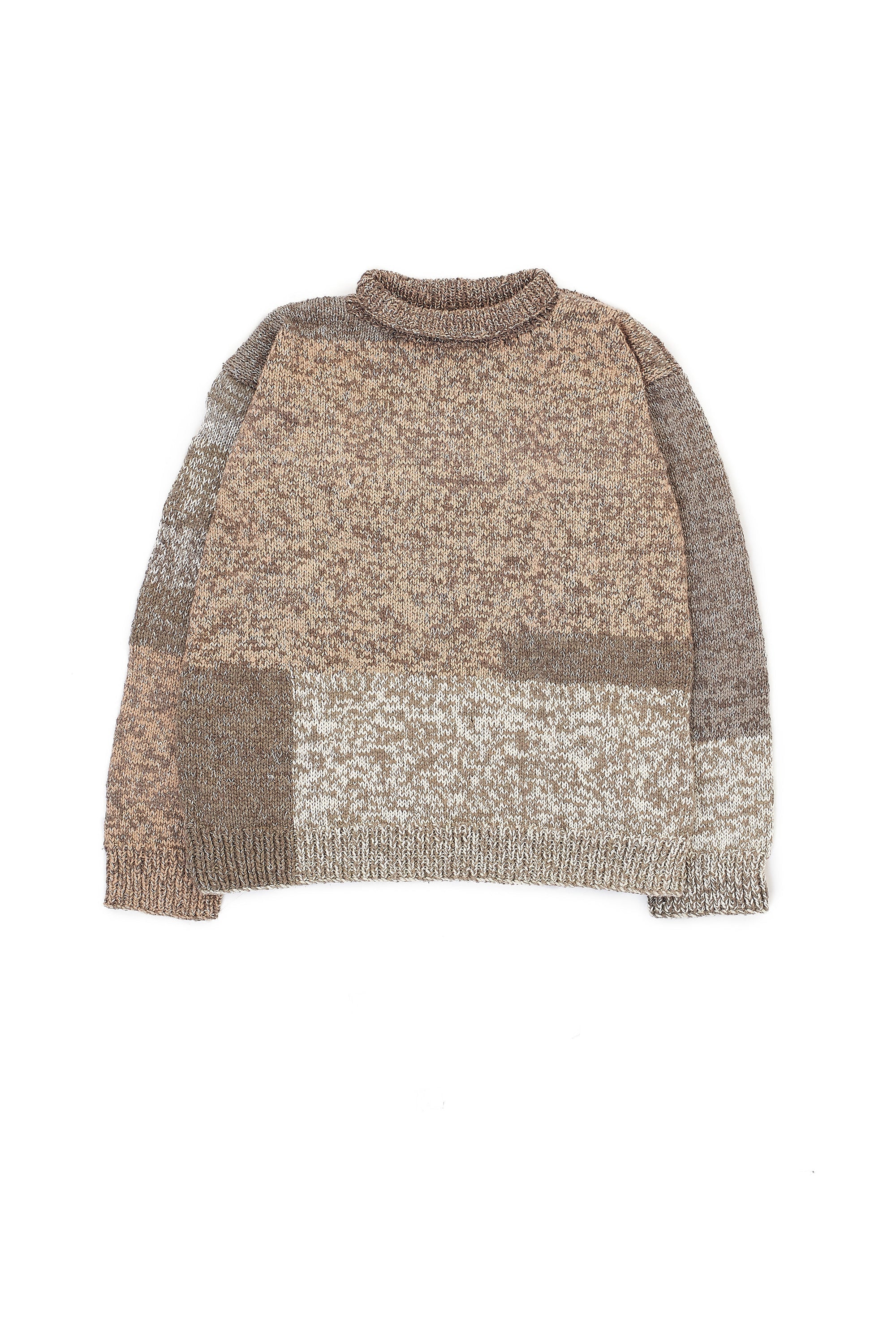 HAND KNITTED OVERSIZED WOOLEN PULLOVER