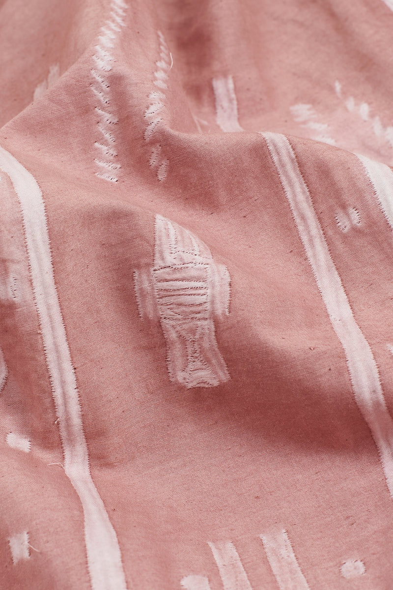 Chalk Pink All Over Shibori Statement Dress